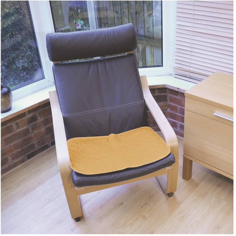 Washable Chair and Bed Pad in Brown Washable Chair and Bed Pad in Brown