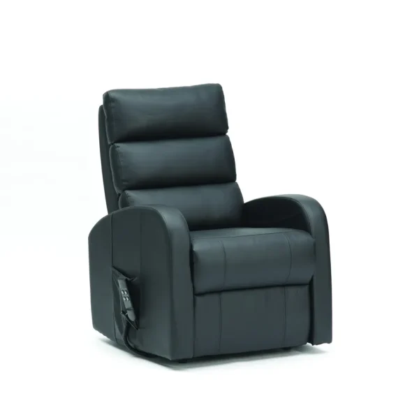 Three Tier Riser Recliner Black
