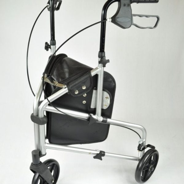 Able2 Compact Tri Wheel Walker Silver