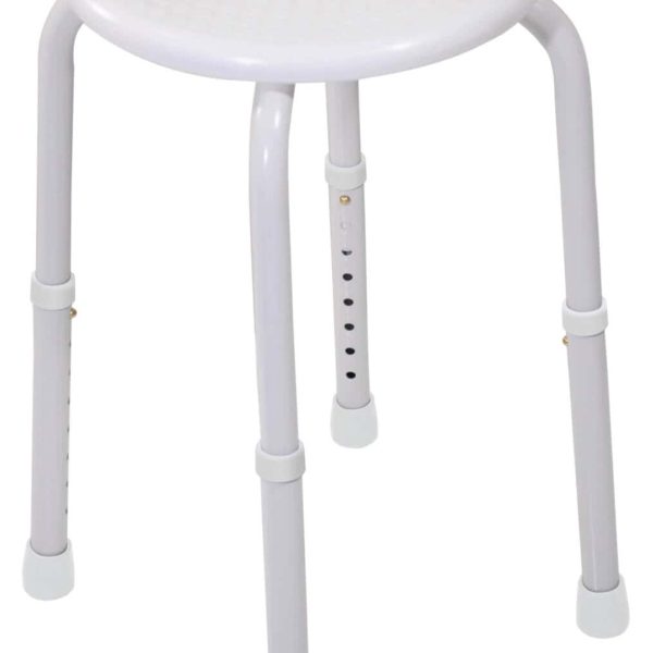Aidapt Multi Purpose Adjustable Stool White Aidapt Multi Purpose Adjustable Stool White