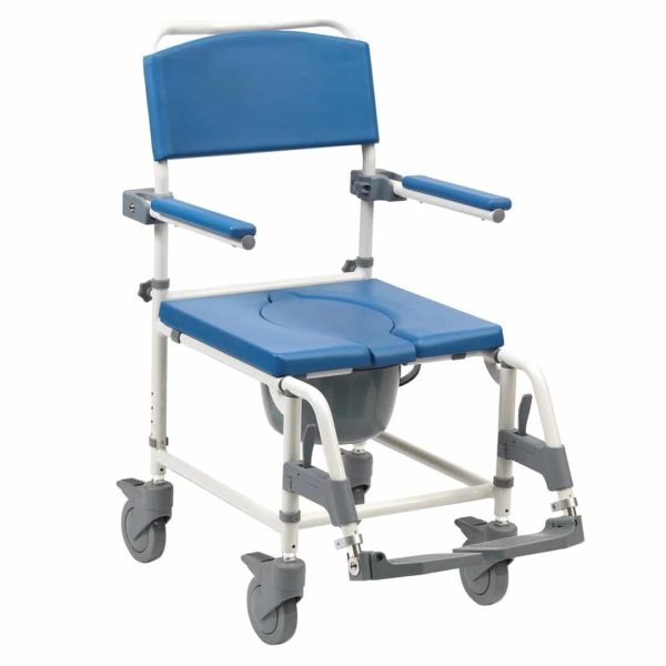 Aston Mobile Commode Shower Chair Transit Aston Mobile Commode Shower Chair Transit