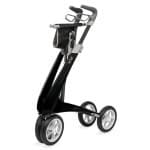 Byacre Carbon Ultralight Rollator Black Folded Byacre Carbon Ultralight Rollator Black Folded