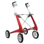 Byacre Carbon Ultralight Rollator Red Byacre Carbon Ultralight Rollator Red