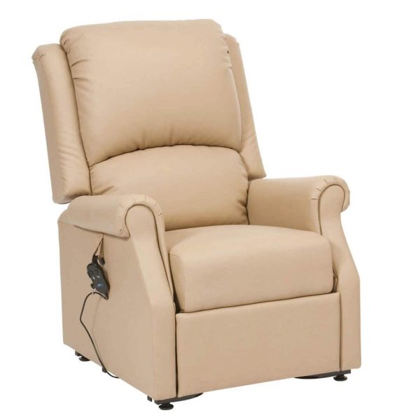 Chicago Anti-Microbial PVC Riser Recliner Cobblestone Chicago Anti-Microbial PVC Riser Recliner Cobblestone