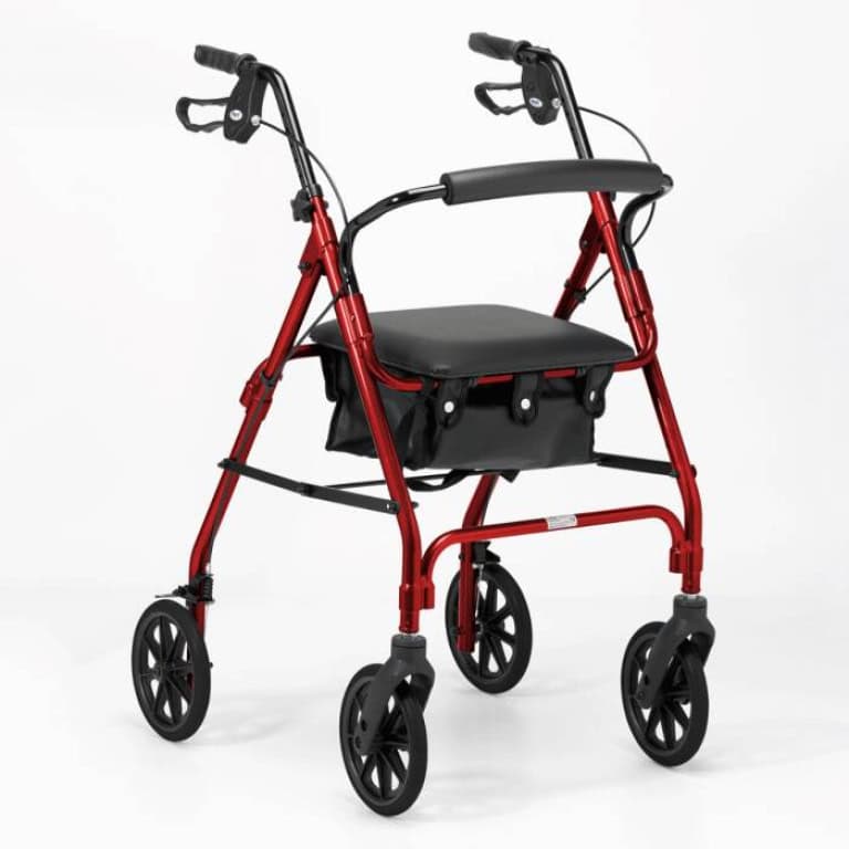 Days 100 Series Rollator Red Days 100 Series Rollator Red