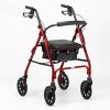 Days 100 Series Rollator Red Days 100 Series Rollator Red
