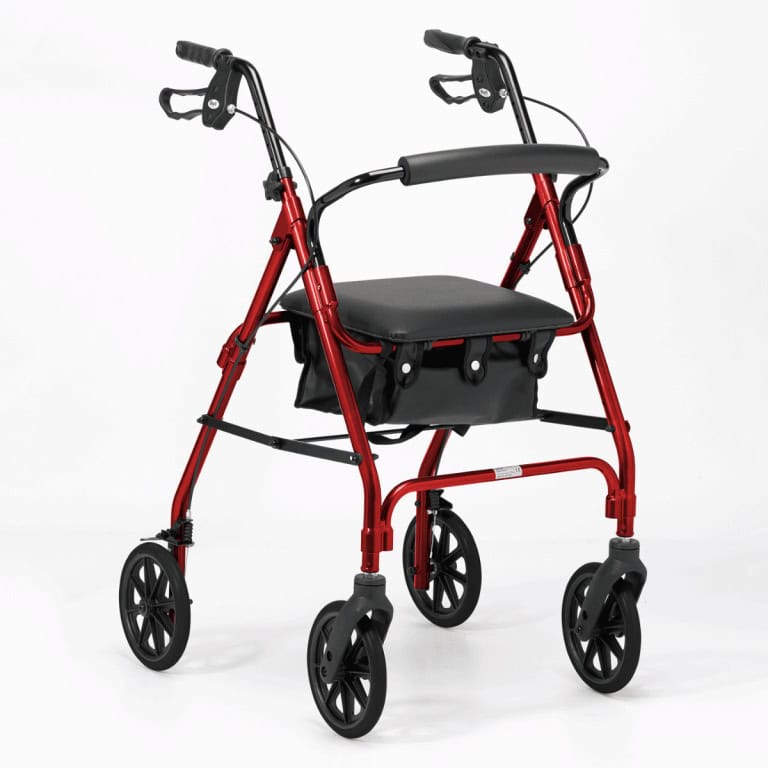 Days 100 Series Rollator Red Days 100 Series Rollator Red