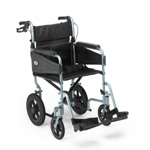 Days Escape Lite Transit Wheelchair Silver Blue