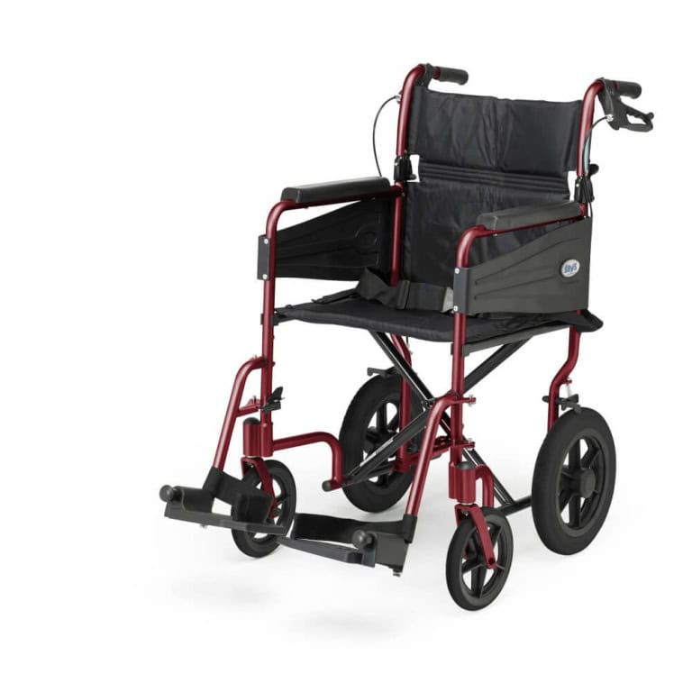 Days Escape Lite Transit Wheelchair Red Days Escape Lite Transit Wheelchair Red
