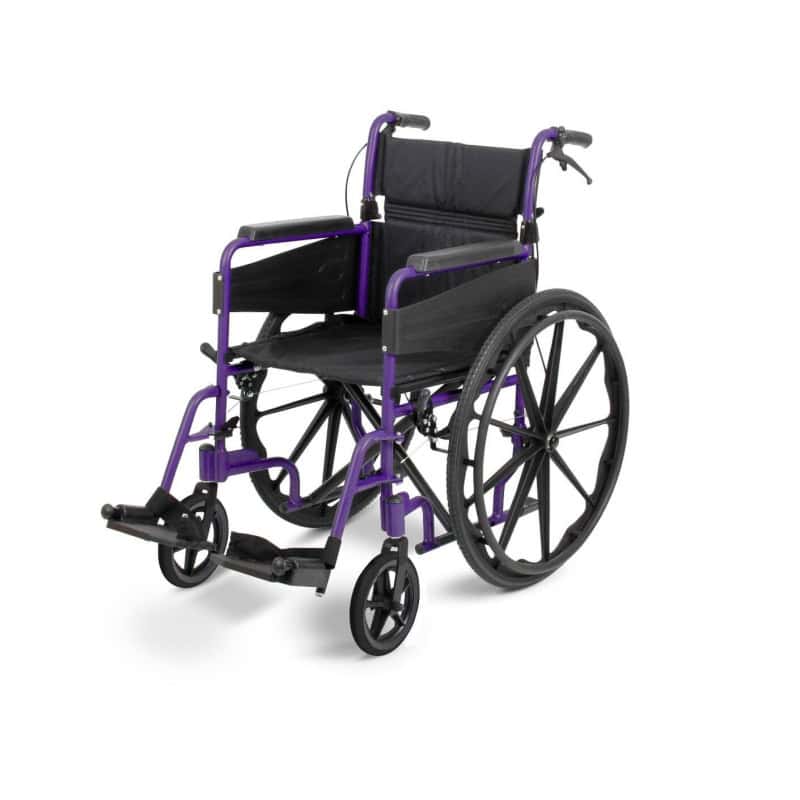 Days Escape Lite Self Propelled Wheelchair Purple Days Escape Lite Self Propelled Wheelchair Purple