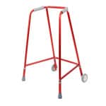 Days Red Wheeled Walking Frame Back
