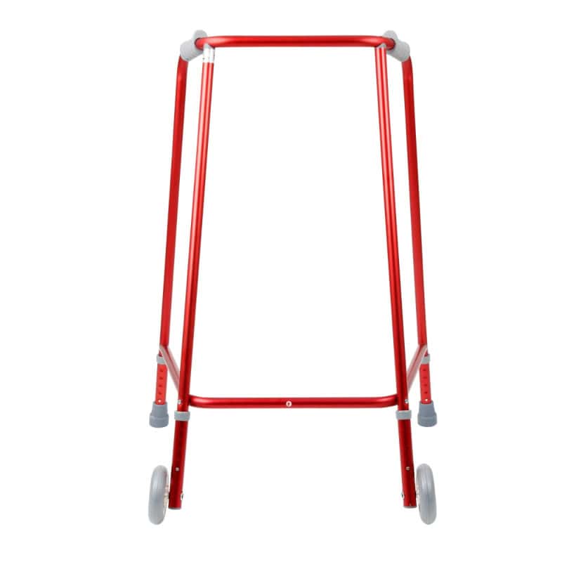 Days Red Wheeled Walking Frame Front Days Red Wheeled Walking Frame Front