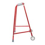 Days Red Wheeled Walking Frame Side