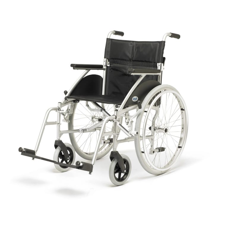 Swift Lightweight Self Propelled Wheelchair Silver Swift Lightweight Self Propelled Wheelchair Silver