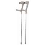 Deluxe Patterned Forearm Crutches Grey