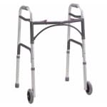 images Folding Walking Frame With Wheels