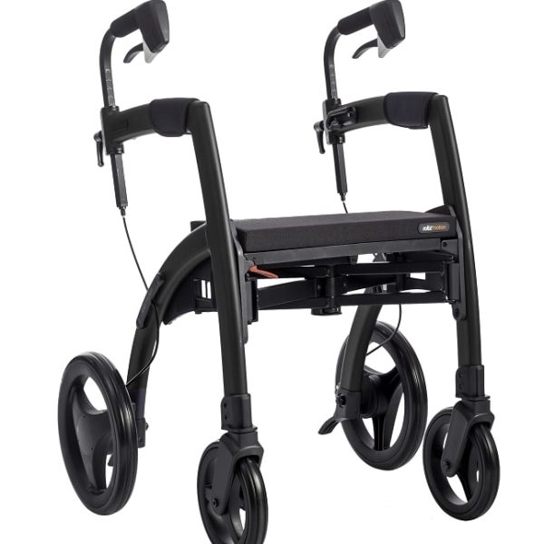 Rollz Motion 2 Rollator and Wheelchair Black Rollz Motion 2 Rollator and Wheelchair Black