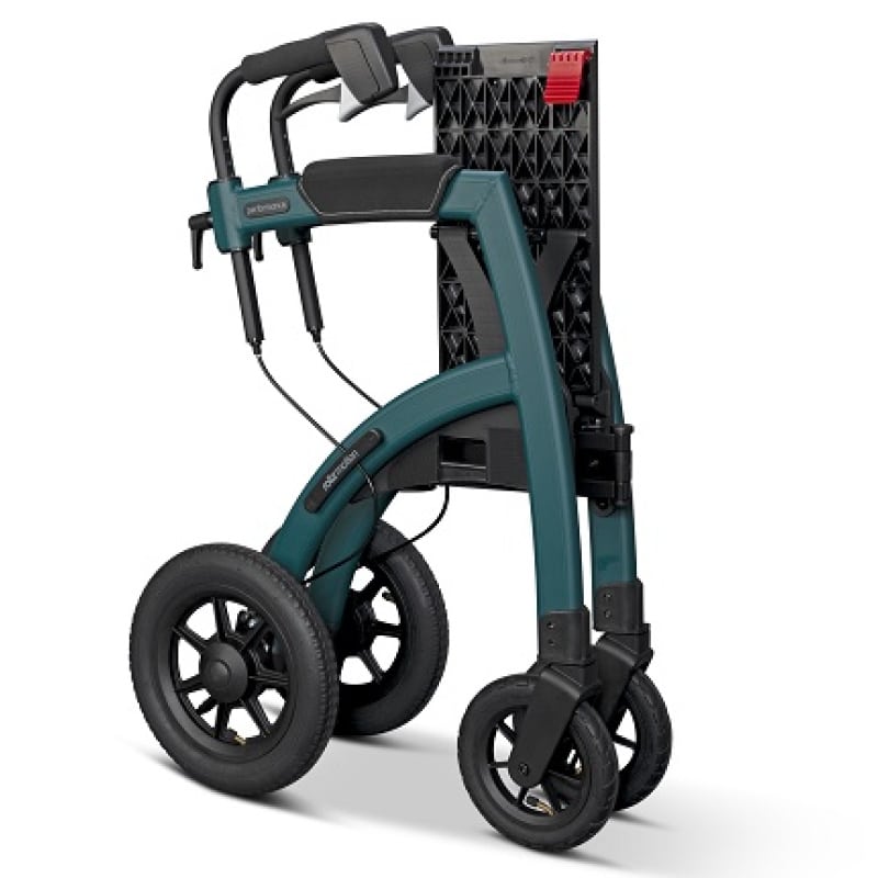 Rollz Motion Performance All-Terrain Rollator & Wheelchair Folded Rollz Motion Performance All-Terrain Rollator & Wheelchair Folded