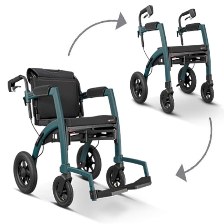 Rollz Motion Performance All-Terrain Rollator & Wheelchair Conversion Rollz Motion Performance All-Terrain Rollator & Wheelchair Conversion