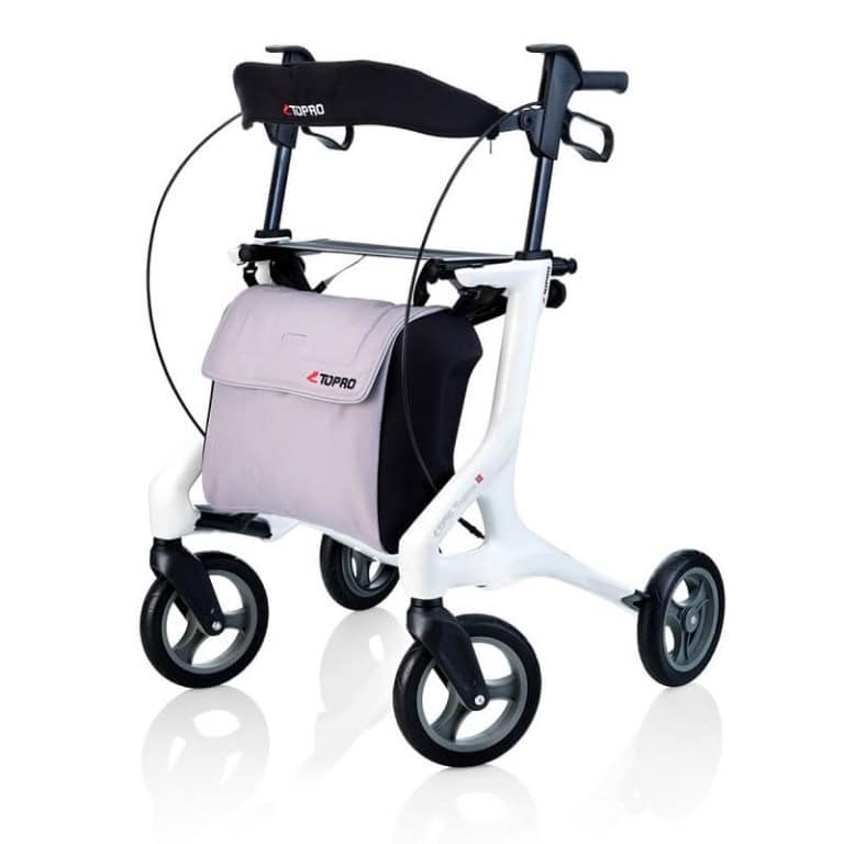 Topro Pegasus Carbon Rollator White Topro Pegasus Carbon Rollator White