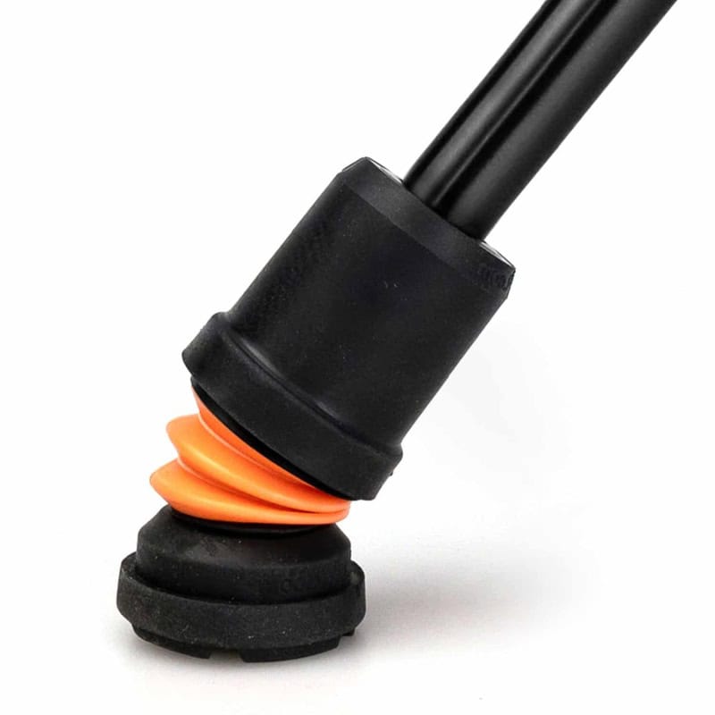 Flexyfoot Shock Absorbing Walking Stick Ferrule Black 2 Flexyfoot Shock Absorbing Walking Stick Ferrule Black 2