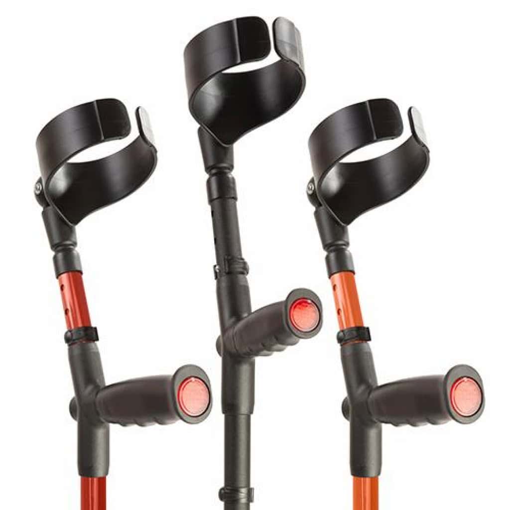 Flexyfoot Soft Grip Double Adjustable Crutches ReliMobility