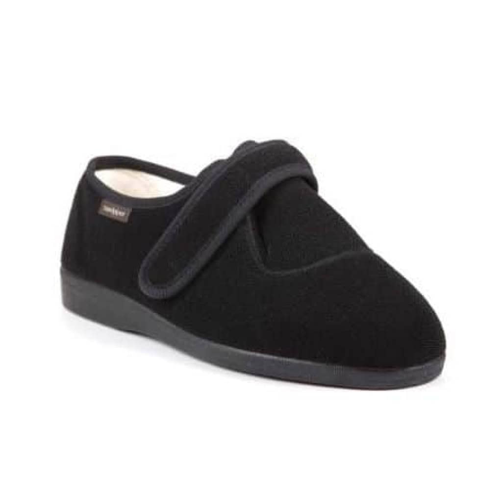 Sarah Ladies Extra Wide Bellows Slipper