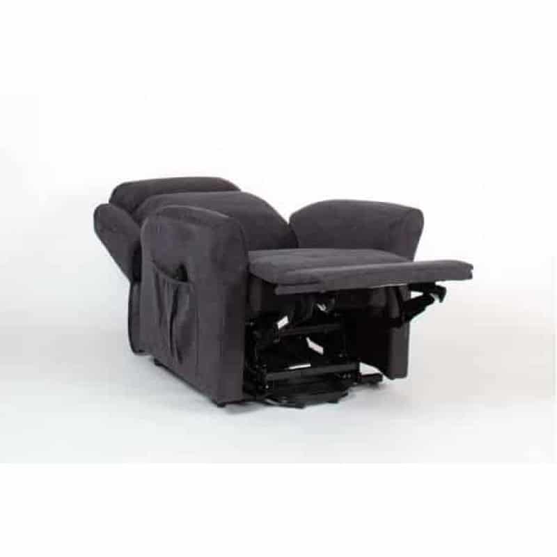Maryville Dual Motor Riser Recliner Grey Reclined Maryville Dual Motor Riser Recliner Grey Reclined