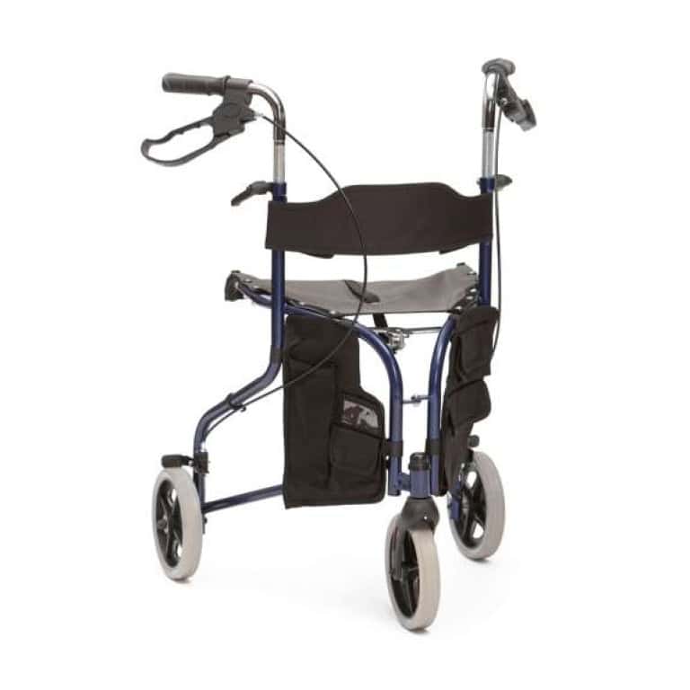 Drive Tri Walker With Seat Blue Drive Tri Walker With Seat Blue