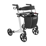mobilex-leoMobilex Leopard Rollator Silverpard-rollator-white Mobilex Leopard Rollator Silver