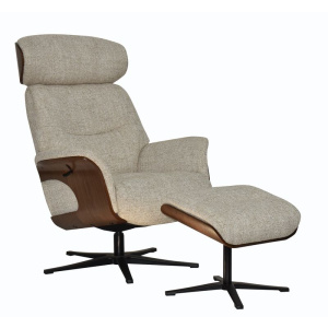 Wren Swivel Recliner Oatmeal