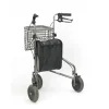 Days Three Wheeled Rollator Grey Rear Days Three Wheeled Rollator Grey Rear